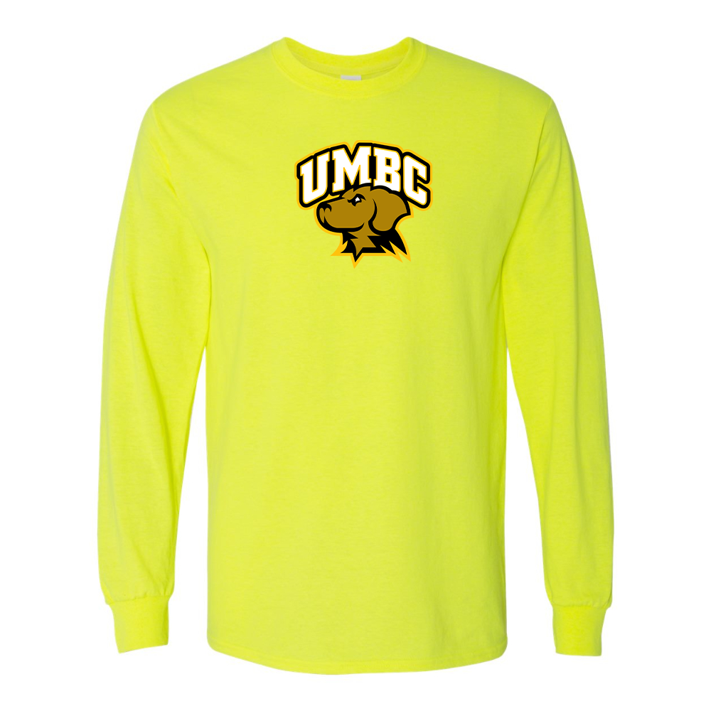 Men's  UMBC Retrievers Gildan Heavy Cotton Long Sleeve T-Shirt